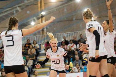 Volleyballerinnen auch gegen Peru erfolgreich Volleyballerinnen auch gegen Peru erfolgreich