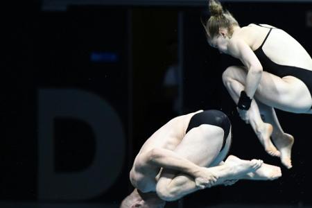 Schwimm-WM: Mixed-Duo Wassen/Fandler springt auf Platz acht Schwimm-WM: Mixed-Duo Wassen/Fandler springt auf Platz acht