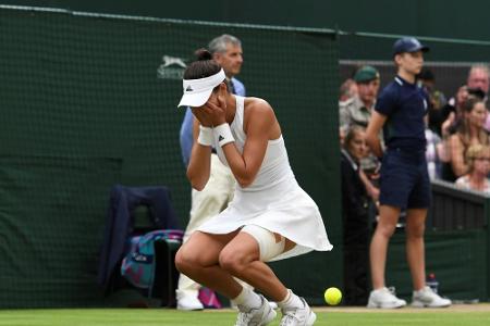 Garbine Muguruza gewinnt ersten Titel in Wimbledon Garbine Muguruza gewinnt ersten Titel in Wimbledon