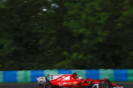 Formel 1: Vettel beeindruckt im Training, Hamilton mit Problemen Formel 1: Vettel beeindruckt im Training, Hamilton mit Problemen
