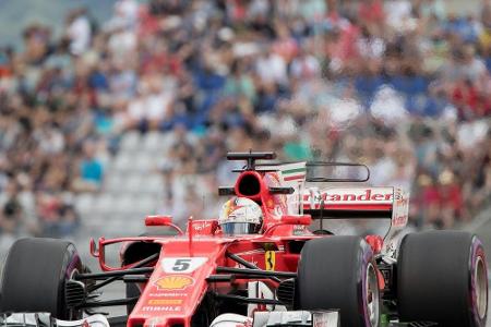 Formel 1: Vettel im dritten Training in Österreich vor Hamilton