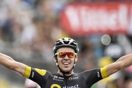 Tour: Franzose Calmejane gewinnt im Jura-Gebirge achte Etappe Tour: Franzose Calmejane gewinnt im Jura-Gebirge achte Etappe