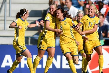 Frauenfußball-EM: Erster Sieg für Schweden
