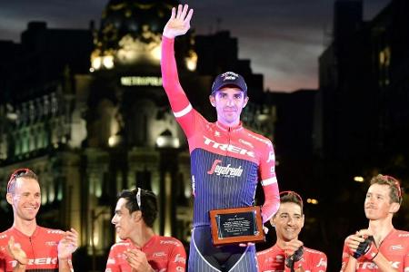 Contador in spanischer Heimatstadt begeistert empfangen Contador in spanischer Heimatstadt begeistert empfangen