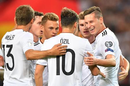 Mit acht Siegen in acht Qualifikationsspielen hat die deutsche Nationalmannschaft im September das Ticket für die Weltmeiste... Mit acht Siegen in acht Qualifikationsspielen hat die deutsche Nationalmannschaft im September das Ticket für die Weltmeiste...