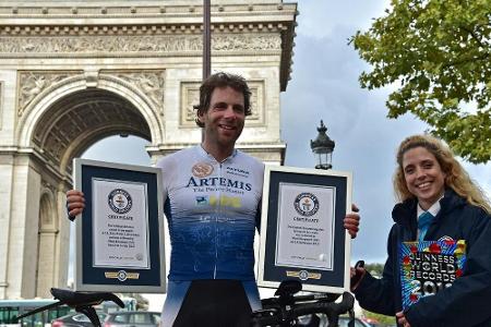In 78 Tagen um die Welt: Britischer Radsportler stellt Weltrekord auf