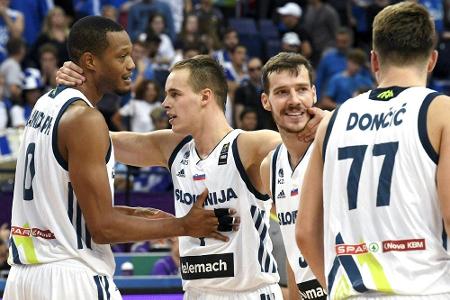 Basketball-EM: Slowenien wahrt weiße Weste Basketball-EM: Slowenien wahrt weiße Weste