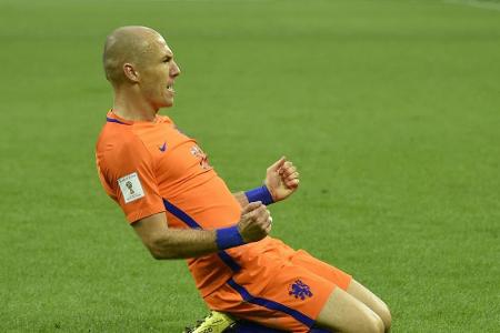 WM-Quali: Robben trifft bei Oranje-Sieg, Leipzigs Forsberg für Schweden