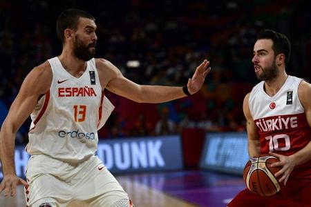 Basketball: Deutschland trifft im EM-Viertelfinale auf Spanien Basketball: Deutschland trifft im EM-Viertelfinale auf Spanien
