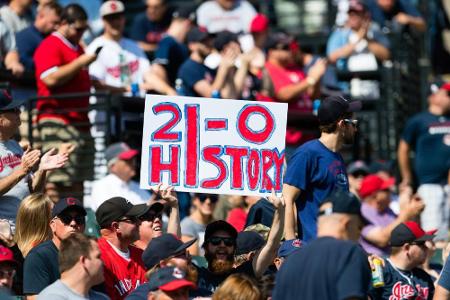 21. Sieg in Serie: Cleveland Indians schaffen Rekord