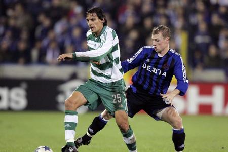 Der Tscheche benötigte 34 Millisekunden weniger, um für Rapid Wien gegen Brügge am 02. November 2005 einzuköpfen.