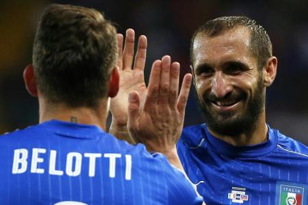 WM-Quali: Italien muss gegen Spanien auf Chiellini verzichten WM-Quali: Italien muss gegen Spanien auf Chiellini verzichten