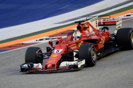 Vettel überzeugt im letzten Singapur-Training