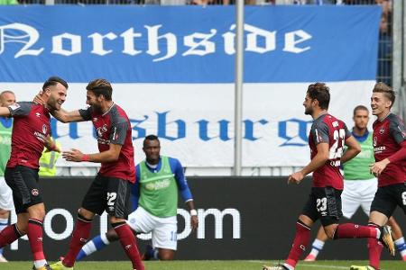 2. Liga: Kantersiege für Nürnberg und Ingolstadt