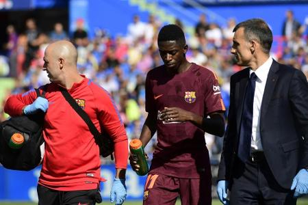Barcelona: Millionenmann Dembélé verletzt ausgewechselt