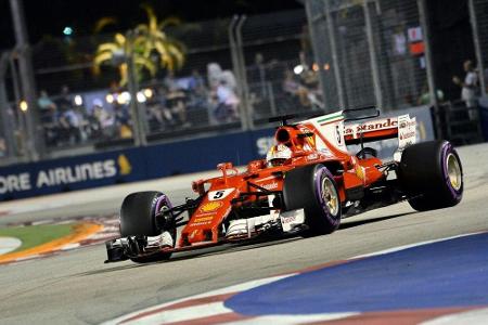Formel 1: Vettel holt Pole Position in Singapur - Hamilton nur Fünfter