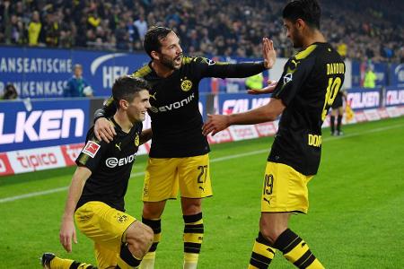 Am 5. Spieltag der Saison 2016/2017 ist es soweit: Borussia Dortmund erreicht durch einen Treffer von Christian Pulisic beim...