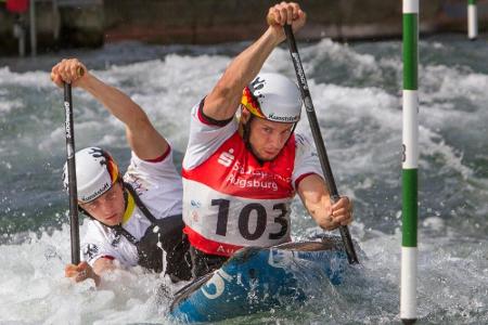 Slalom-Kanuten Behling/Becker holen WM-Bronze