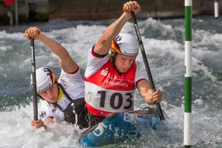 Slalom-Kanu: Behling/Becker bei WM-Test auf Rang zwei