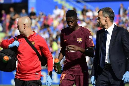 Barcelona und Real mit Arbeitssiegen - Dembélé schwer verletzt