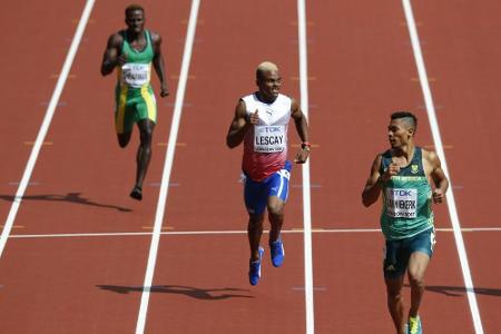 400 m: Weltrekordler van Niekerk läuft lässig ins Halbfinale - Double das Ziel