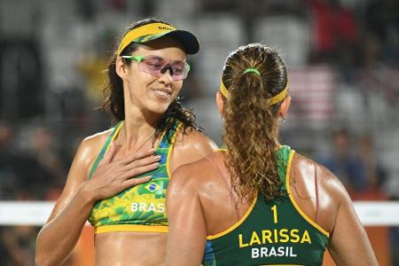 Beachvolleyball-WM: Brasilianerinnen Larissa/Talita holen Bronze Beachvolleyball-WM: Brasilianerinnen Larissa/Talita holen Bronze