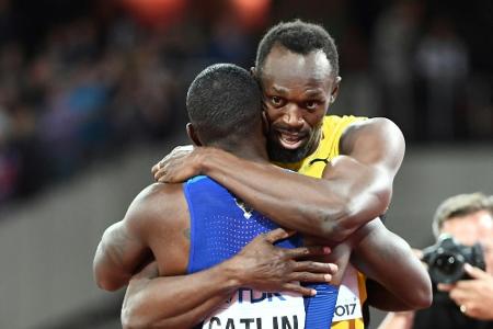 Bolt verliert 100-Meter-Finale - Gatlin rennt zu Gold Bolt verliert 100-Meter-Finale - Gatlin rennt zu Gold
