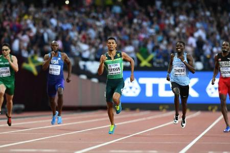 Weltrekordler van Niekerk souverän ins 400-m-Finale Weltrekordler van Niekerk souverän ins 400-m-Finale