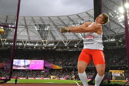 Hammerwurf: Klaas nur Elfte - Wlodarczyk gewinnt drittes WM-Gold Hammerwurf: Klaas nur Elfte - Wlodarczyk gewinnt drittes WM-Gold
