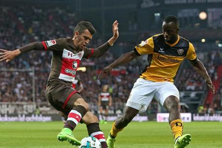 2:2 gegen Dresden: Kein Sieg bei Heimpremiere von St.-Pauli-Coach Janßen 2:2 gegen Dresden: Kein Sieg bei Heimpremiere von St.-Pauli-Coach Janßen