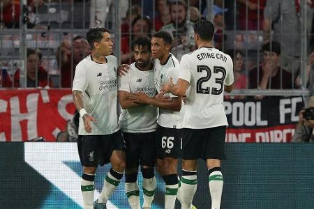 Enttäuschung beim Heimturnier: FC Bayern unterliegt Liverpool Enttäuschung beim Heimturnier: FC Bayern unterliegt Liverpool