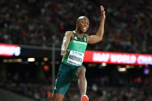 Manyonga erster afrikanischer Weltmeister im Weitsprung