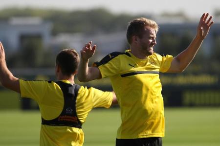 Götze und Schürrle wieder im BVB-Training - auch Dembélé dabei Götze und Schürrle wieder im BVB-Training - auch Dembélé dabei