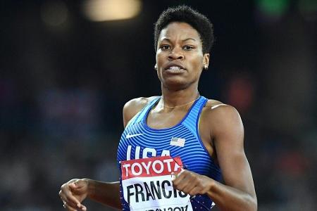 400 m: Francis holt Überraschungs-Gold, Olympiasiegerin Miller-Uibo bricht ein 400 m: Francis holt Überraschungs-Gold, Olympiasiegerin Miller-Uibo bricht ein