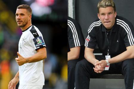Egal ob früher oder heute, Lukas Podolski hat sich kaum verändert.