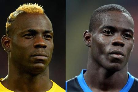 Rechts noch etwas 'braver', links Balotelli, wie man ihn heute kennt.