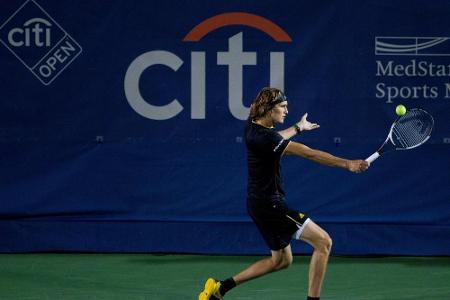 Alexander Zverev im Viertelfinale von Washington Alexander Zverev im Viertelfinale von Washington