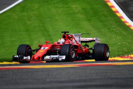 Vettel im Spa-Abschlusstraining eine Tausendstel vor Hamiton