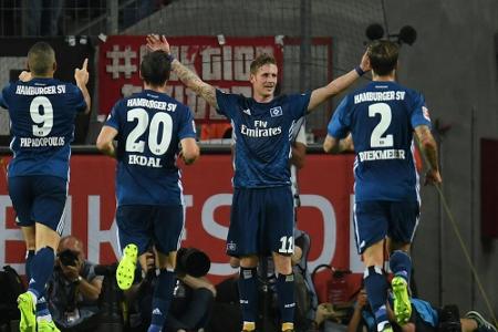 3:1 in Köln: Effektiver HSV stürmt an die Tabellenspitze