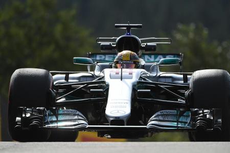 Hamilton vor Vettel im ersten Spa-Training - Räikkönen Schnellster
