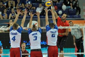 Volleyballer bei EM auf Viertelfinalkurs