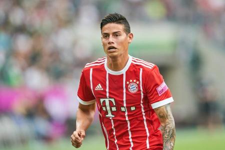 FC Bayern: James trotz Verletzung für Kolumbien-Aufgebot nominiert