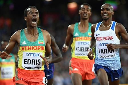 Farah über 5000 m geschlagen - Brite verpasst Triple-Double