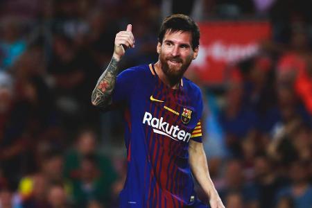 Leo Messi, der zögert, seine vom FC Barcelona bereits angekündigte Vertragsverlängerung zu bestätigen, soll über einen Absch...