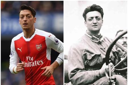 Mesut Özil und Enzo Ferrari