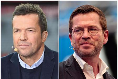 Lothar Matthäus und Karl-Theodor zu Guttenberg