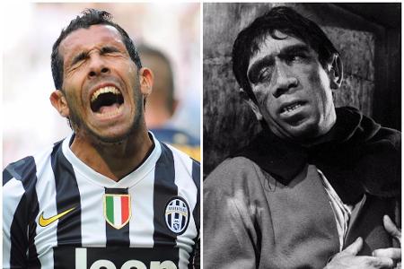 Carlos Tévez und Quasimodo