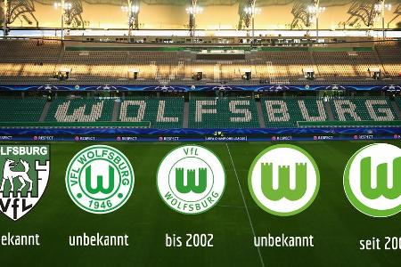 Historisch/zeitlich sind die Wappen des Klubs aus Niedersachsen nur schwer nachzuvollziehen. Das große 'W' im Logo des VfL w...