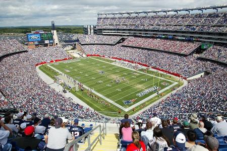 Zuhause sind die Pats um Superstar Tom Brady eine echte Macht. Im 2002 eingeweihten 'Razor' finden 68.878 Zuschauer Platz.