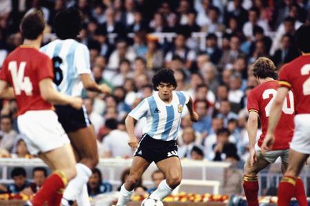 Bei der WM 1982 gab sich Diego Maradona mit Argentinien die Ehre.